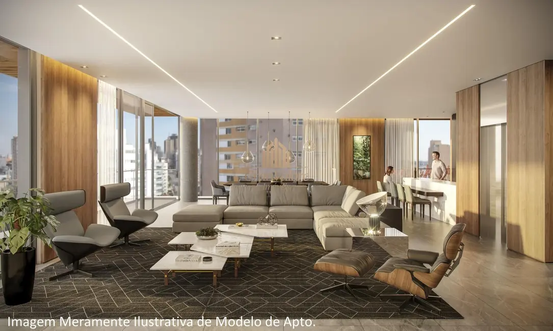 Foto 4 de Apartamento com 3 quartos à venda, 199m2 em Batel, Curitiba - PR