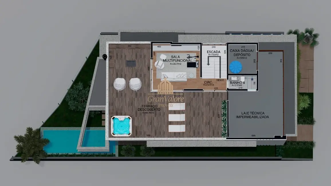 Foto 6 de Casa com 4 quartos à venda, 370m2 em Santa Felicidade, Curitiba - PR