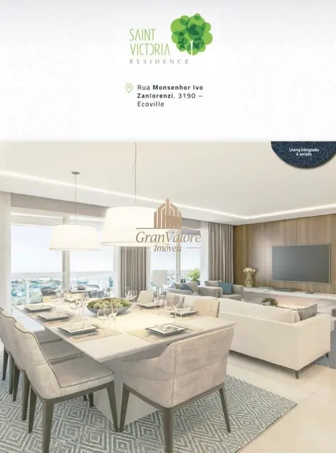 Foto 4 de Apartamento com 3 quartos à venda, 160m2 em Mossunguê, Curitiba - PR