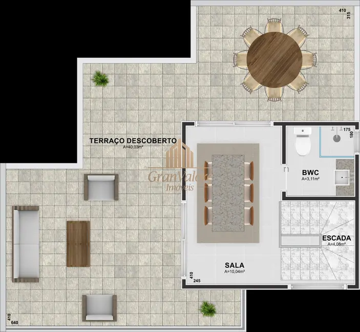 Foto 3 de Sobrado com 4 quartos à venda, 141m2 em Uberaba, Curitiba - PR