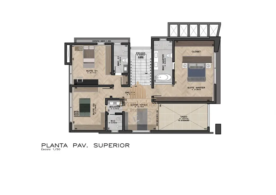 Foto 6 de Casa com 4 quartos à venda, 290m2 em São Braz, Curitiba - PR