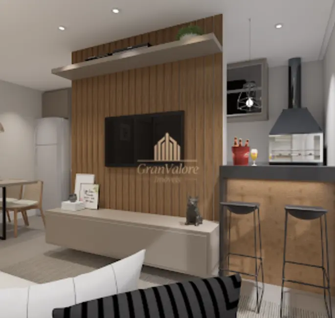 Foto 3 de Apartamento com 2 quartos à venda, 48m2 em Santa Cândida, Curitiba - PR