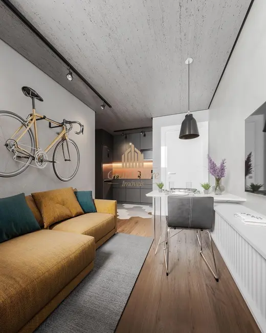 Foto 3 de Apartamento com 1 quarto à venda, 23m2 em Centro, Curitiba - PR