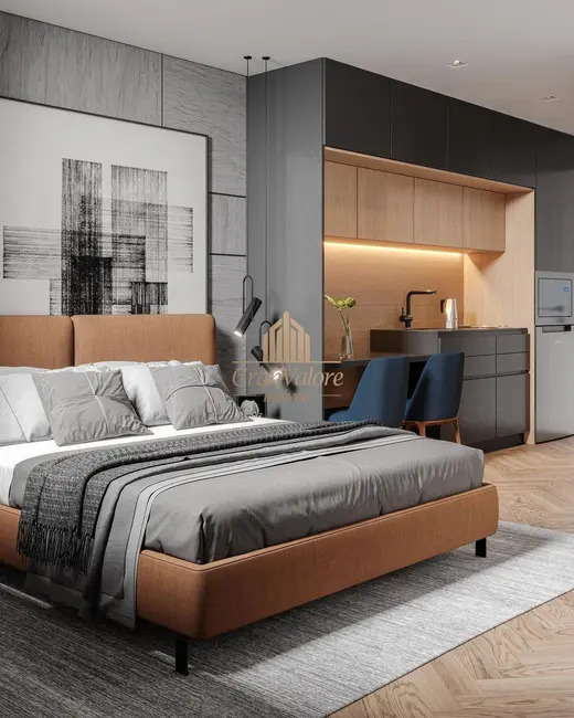 Foto 4 de Apartamento com 1 quarto à venda, 19m2 em Centro, Curitiba - PR