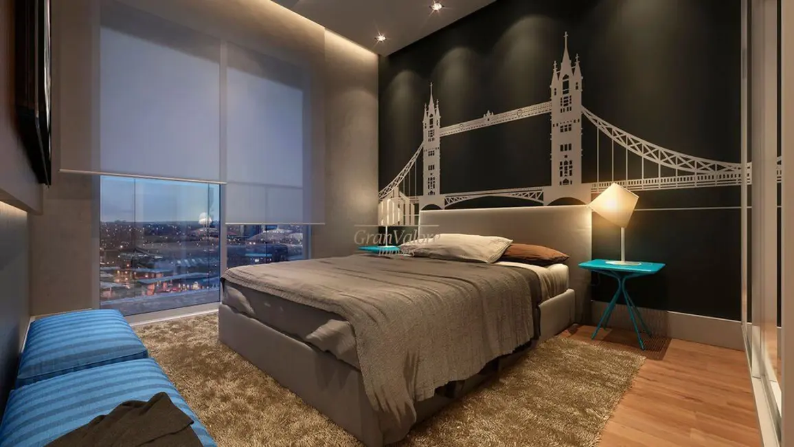 Apartamento com 1 quarto à venda, 34m2 em Rebouças, Curitiba - PR - imagem 4 Foto 4 de Apartamento com 1 quarto à venda, 34m2 em Rebouças, Curitiba - PR