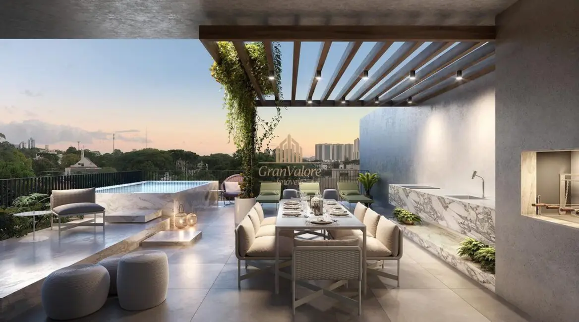 Foto 9 de Apartamento com 3 quartos à venda, 191m2 em Cabral, Curitiba - PR