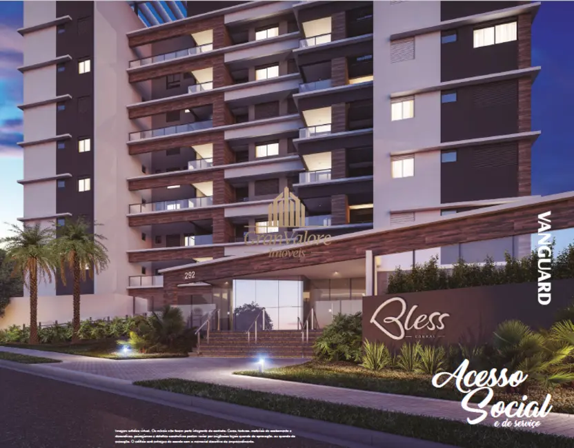 Foto 2 de Apartamento com 3 quartos à venda, 108m2 em Cabral, Curitiba - PR