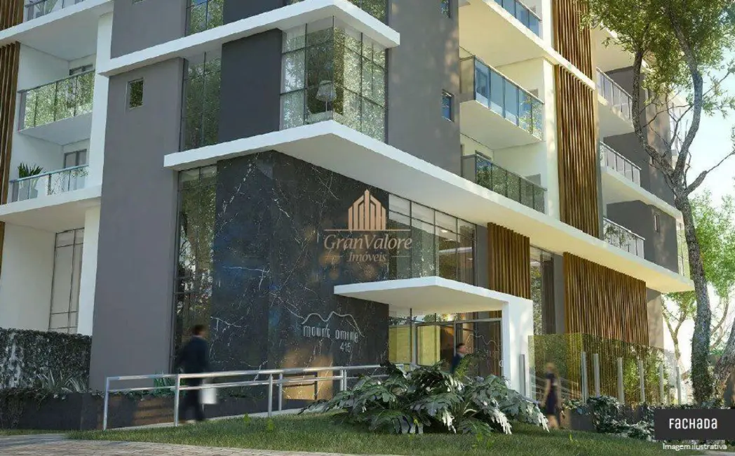 Foto 2 de Apartamento com 3 quartos à venda, 110m2 em Ahú, Curitiba - PR