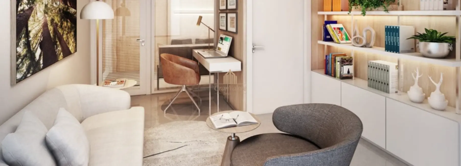 Foto 2 de Sala Comercial à venda, 66m2 em Batel, Curitiba - PR