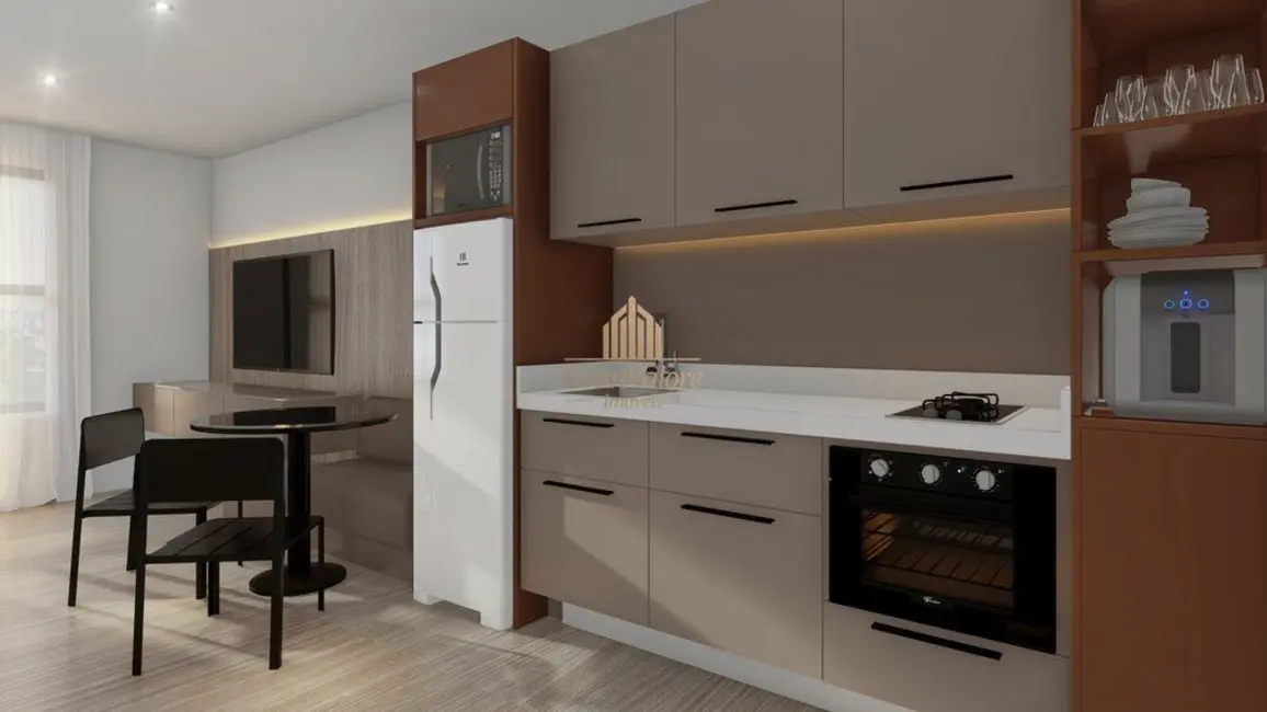 Foto 4 de Apartamento com 1 quarto à venda, 29m2 em Cristo Rei, Curitiba - PR