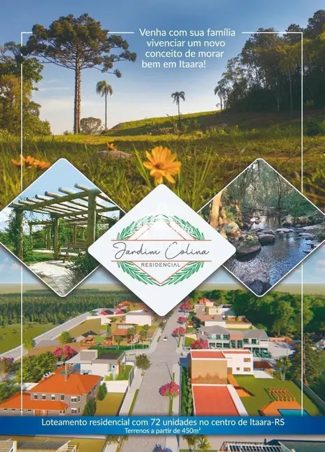 Foto 1 de Terreno / Lote à venda, 540m2 em Itaara - RS