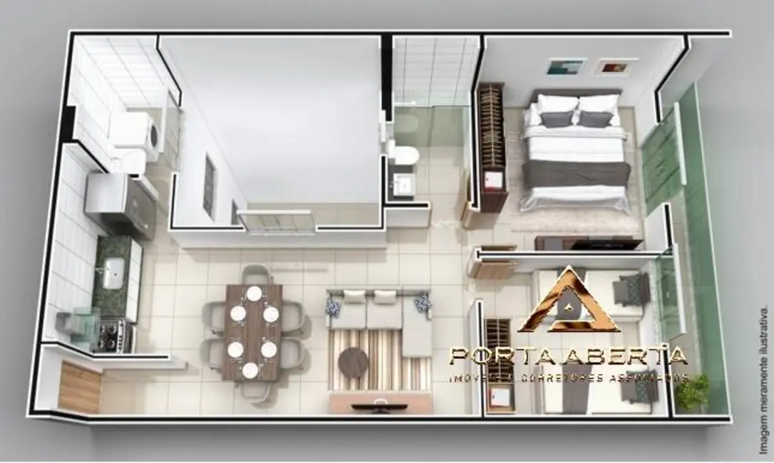 Apartamento com 2 quartos à venda, 56m2 em Timoteo - MG - imagem 4 Foto 4 de Apartamento com 2 quartos à venda, 56m2 em Timoteo - MG