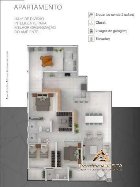 Apartamento com 3 quartos à venda, 144m2 em Timirim, Timoteo - MG - imagem 4 Foto 4 de Apartamento com 3 quartos à venda, 144m2 em Timirim, Timoteo - MG