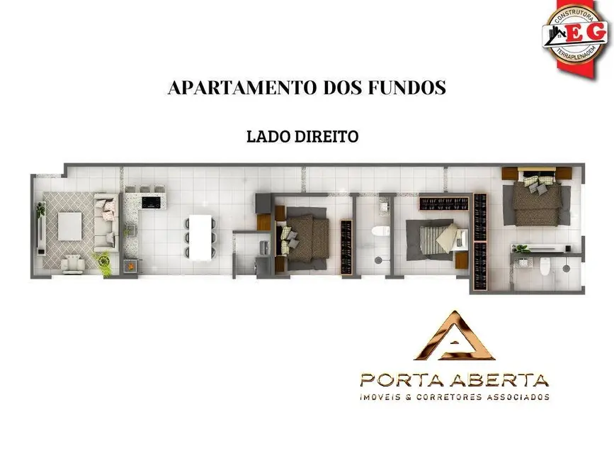 Foto 8 de Apartamento com 3 quartos à venda, 93m2 em Belvedere, Coronel Fabriciano - MG
