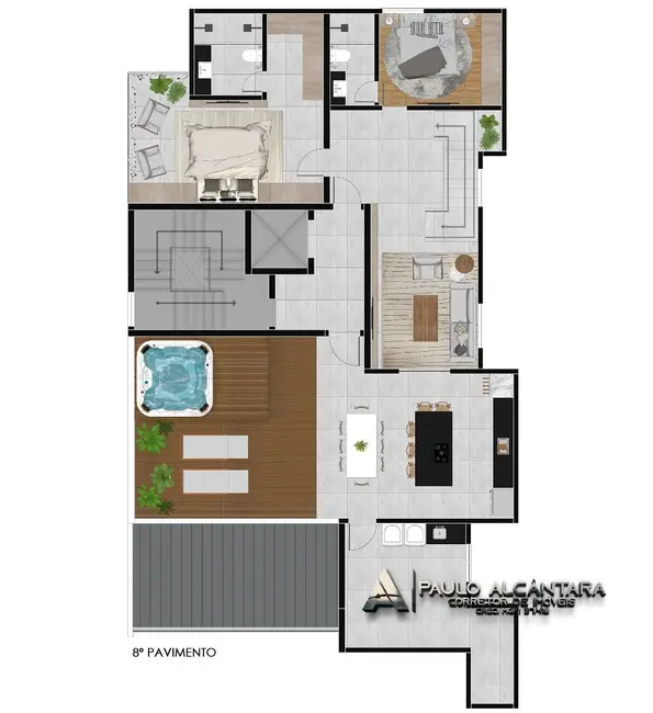 Foto 2 de Apartamento com 2 quartos à venda, 60m2 em Bom Retiro, Ipatinga - MG