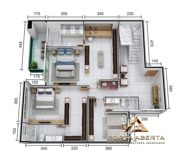 Foto 2 de Apartamento com 3 quartos à venda, 137m2 em Cidade Nobre, Ipatinga - MG