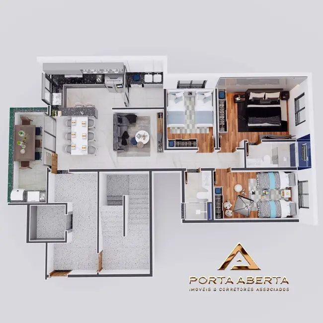 Foto 8 de Apartamento com 3 quartos à venda, 95m2 em Iguaçu, Ipatinga - MG