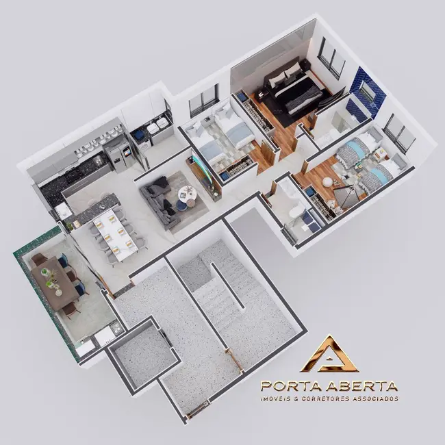 Foto 4 de Apartamento com 3 quartos à venda, 209m2 em Iguaçu, Ipatinga - MG