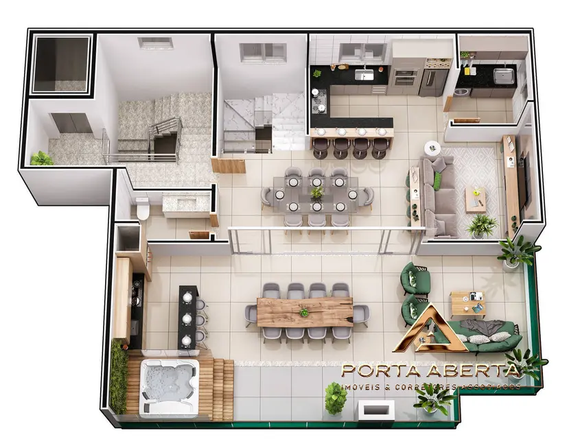 Foto 6 de Apartamento com 3 quartos à venda, 151m2 em Bom Retiro, Ipatinga - MG