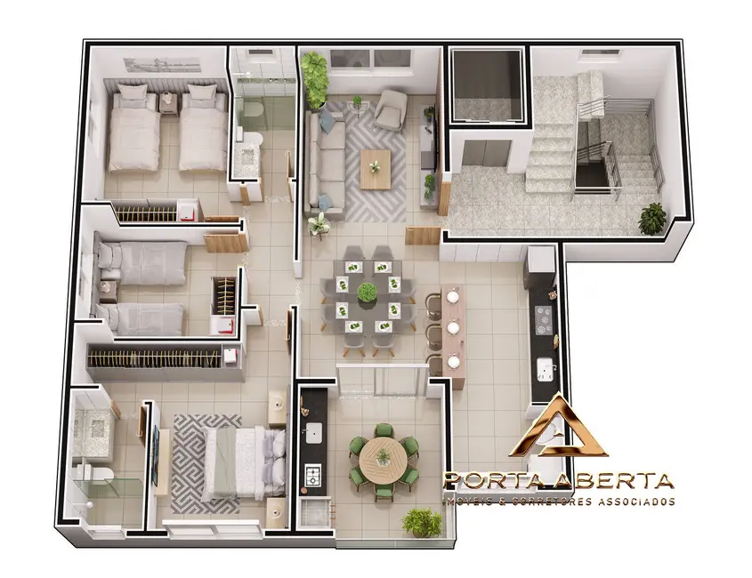 Foto 7 de Apartamento com 3 quartos à venda, 151m2 em Bom Retiro, Ipatinga - MG