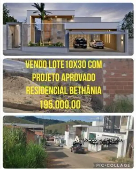 Foto 1 de Terreno / Lote à venda, 300m2 em Santana Do Paraiso - MG