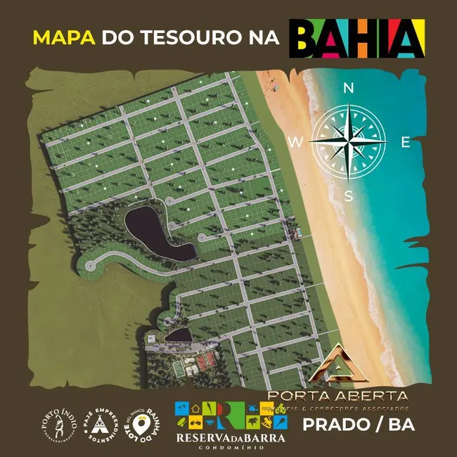 Foto 6 de Lote de Condomínio à venda, 450m2 em Prado - BA