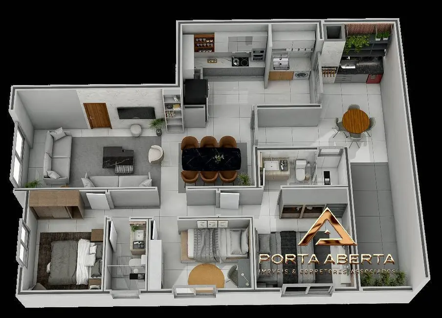 Foto 6 de Apartamento com 3 quartos à venda, 100m2 em Imbaúbas, Ipatinga - MG