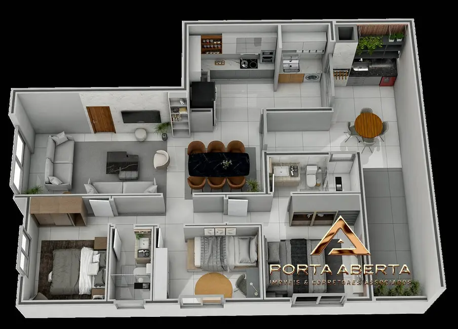 Foto 6 de Apartamento com 3 quartos à venda, 90m2 em Imbaúbas, Ipatinga - MG