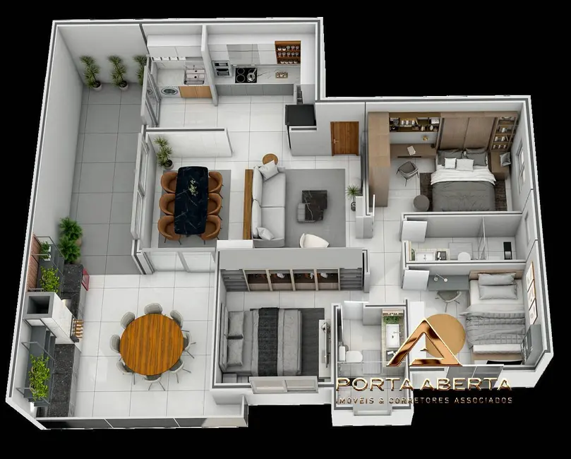 Foto 3 de Apartamento com 3 quartos à venda, 90m2 em Imbaúbas, Ipatinga - MG