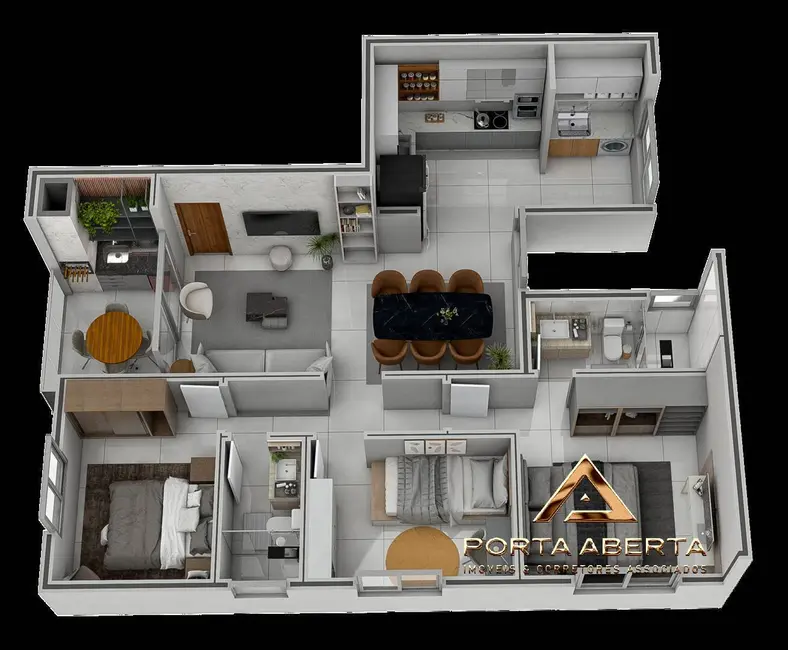 Foto 5 de Apartamento com 3 quartos à venda, 90m2 em Imbaúbas, Ipatinga - MG