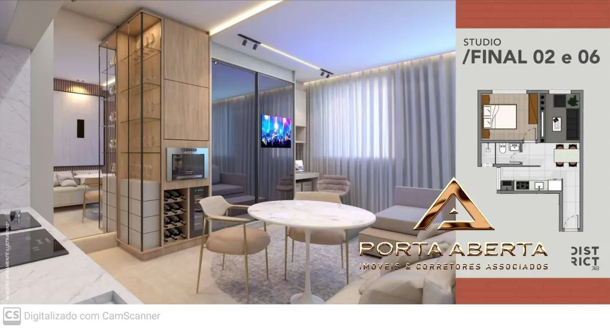 Foto 3 de Apartamento com 1 quarto à venda, 36m2 em Horto, Ipatinga - MG