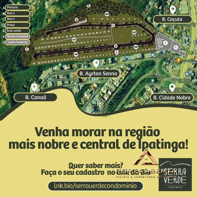 Foto 1 de Terreno / Lote à venda, 360m2 em Ipatinga - MG