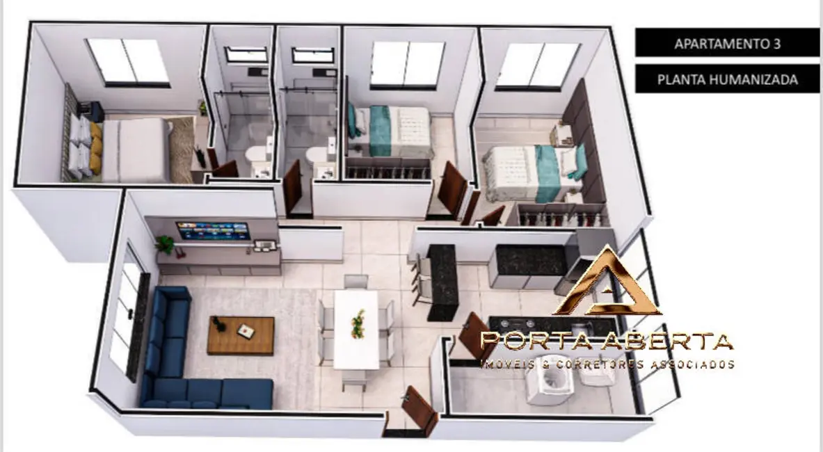 Apartamento com 3 quartos à venda, 80m2 em Santana Do Paraiso - MG - imagem 8 Foto 8 de Apartamento com 3 quartos à venda, 80m2 em Santana Do Paraiso - MG