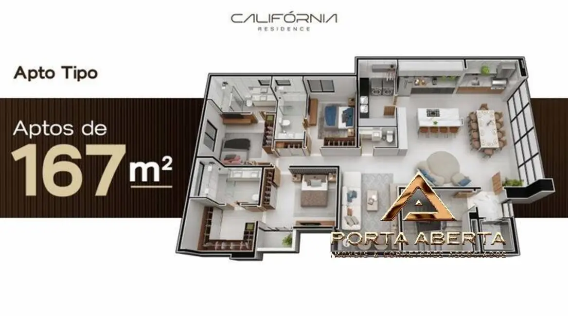 Foto 4 de Apartamento com 3 quartos à venda, 167m2 em Iguaçu, Ipatinga - MG