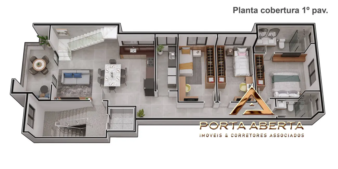 Foto 4 de Apartamento com 3 quartos à venda, 110m2 em Iguaçu, Ipatinga - MG