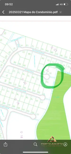 Foto 4 de Terreno / Lote à venda, 1200m2 em Caratinga - MG