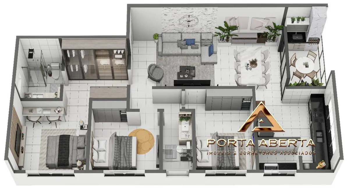 Apartamento com 3 quartos à venda, 100m2 em Funcionários, Timoteo - MG - imagem 4 Foto 4 de Apartamento com 3 quartos à venda, 100m2 em Funcionários, Timoteo - MG