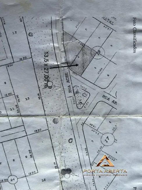 Foto 6 de Terreno / Lote à venda, 681m2 em Marlieria - MG