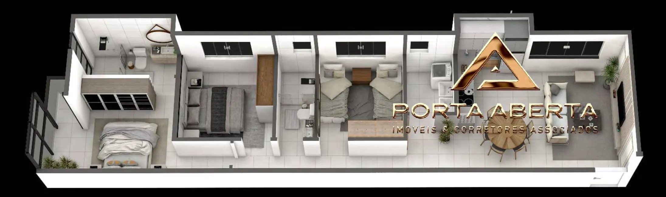 Foto 2 de Apartamento com 2 quartos à venda, 65m2 em Belvedere, Coronel Fabriciano - MG