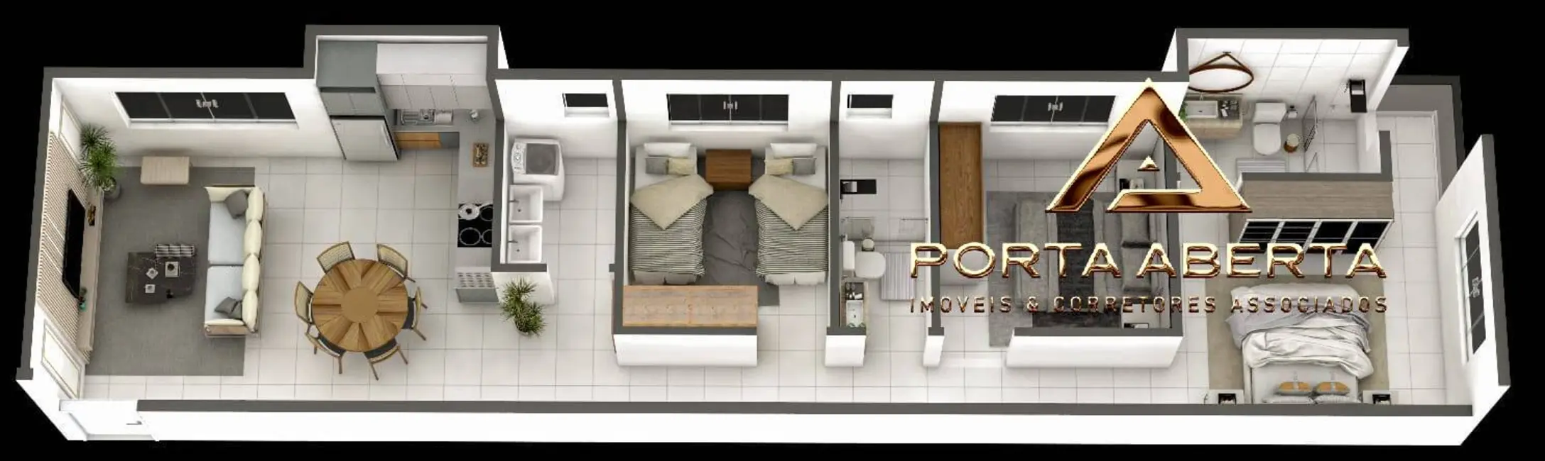 Apartamento com 2 quartos à venda, 80m2 em Belvedere, Coronel Fabriciano - MG - imagem 3 Foto 3 de Apartamento com 2 quartos à venda, 80m2 em Belvedere, Coronel Fabriciano - MG