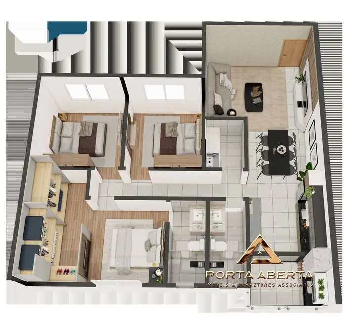 Foto 3 de Apartamento com 3 quartos à venda, 81m2 em Belvedere, Coronel Fabriciano - MG