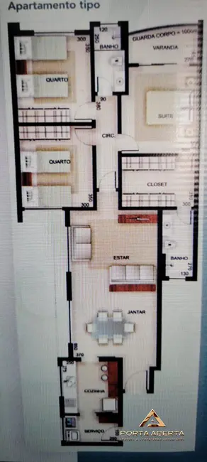 Apartamento com 3 quartos à venda, 113m2 em Alto Serenata, Timoteo - MG - imagem 2 Foto 2 de Apartamento com 3 quartos à venda, 113m2 em Alto Serenata, Timoteo - MG