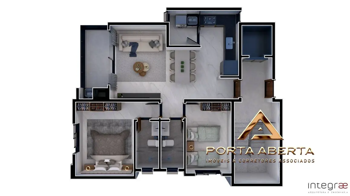 Apartamento com 2 quartos à venda, 78m2 em Bela Vista, Ipatinga - MG - imagem 3 Foto 3 de Apartamento com 2 quartos à venda, 78m2 em Bela Vista, Ipatinga - MG