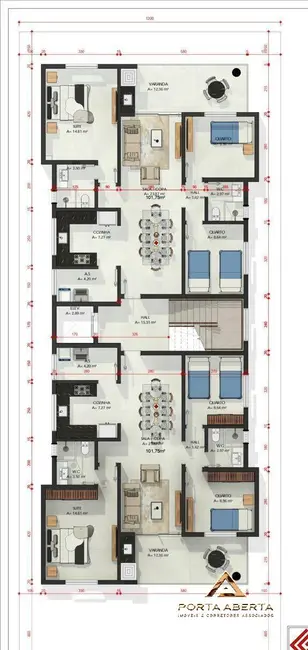 Apartamento com 3 quartos à venda, 102m2 em Jardim Panorama, Ipatinga - MG - imagem 3 Foto 3 de Apartamento com 3 quartos à venda, 102m2 em Jardim Panorama, Ipatinga - MG