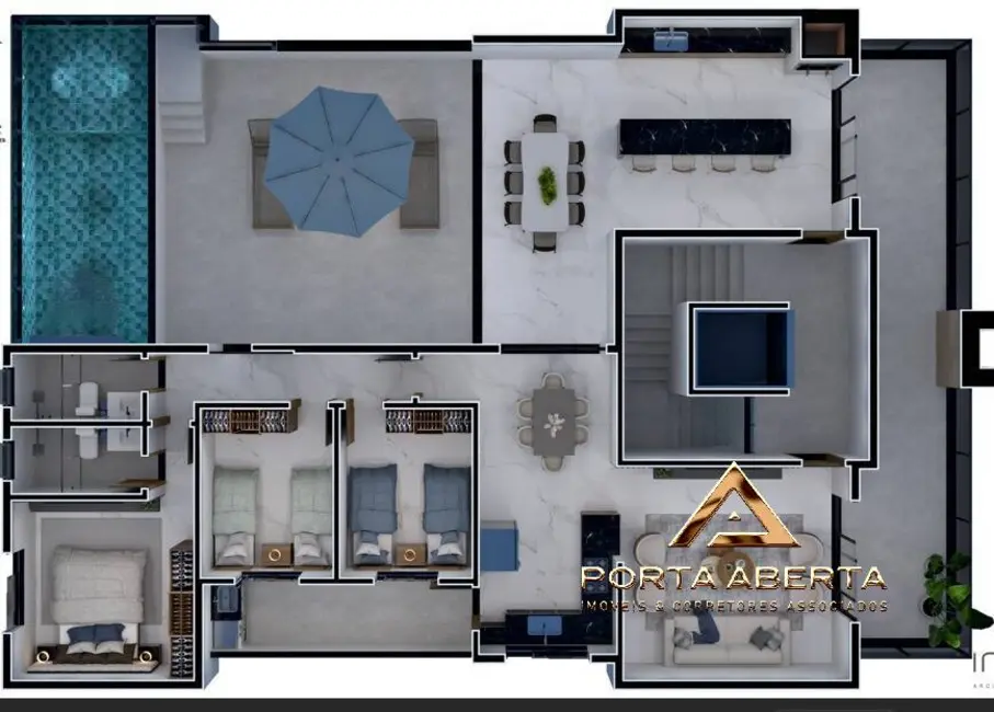 Foto 4 de Apartamento com 3 quartos à venda, 106m2 em Caravelas, Ipatinga - MG