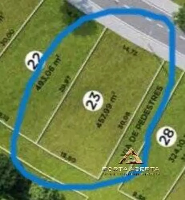 Foto 3 de Terreno / Lote à venda, 458m2 em Santana Do Paraiso - MG