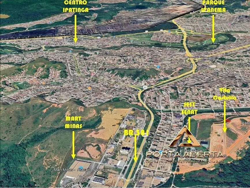 Foto 8 de Terreno / Lote à venda, 458m2 em Santana Do Paraiso - MG