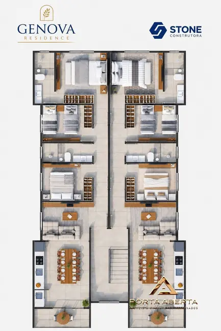 Foto 2 de Apartamento com 3 quartos à venda, 82m2 em Belvedere, Coronel Fabriciano - MG
