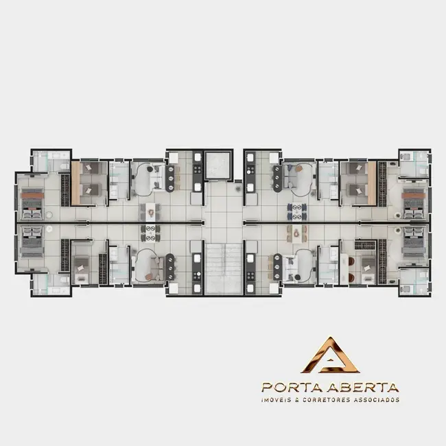 Foto 2 de Apartamento com 2 quartos à venda, 52m2 em Tiradentes, Ipatinga - MG