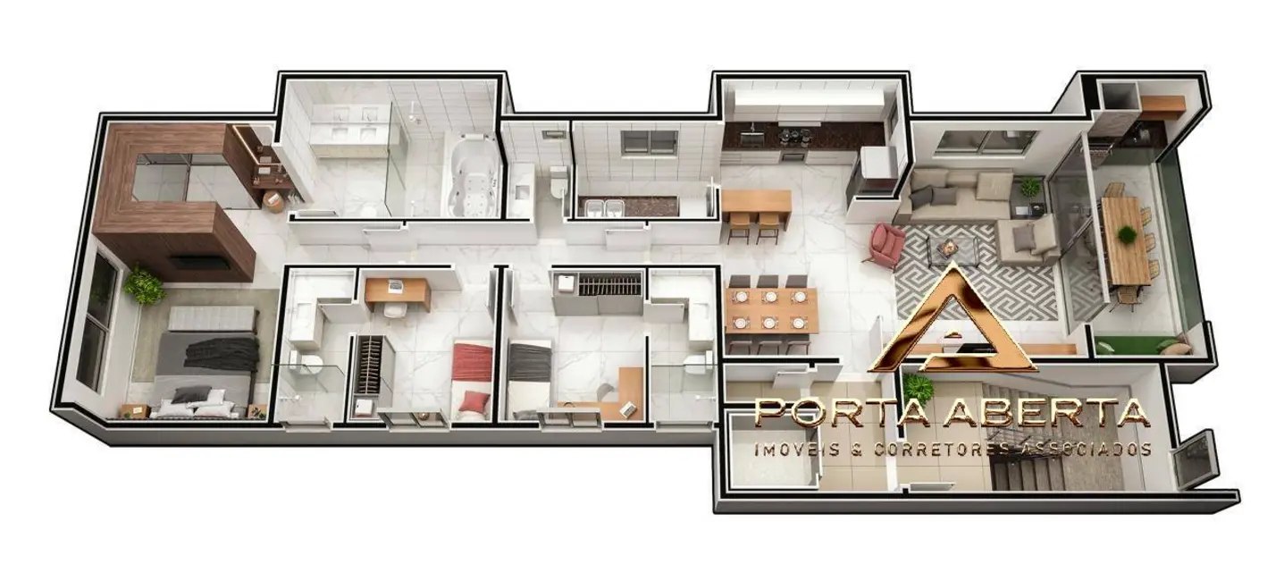 Apartamento com 3 quartos à venda, 119m2 em Imbaúbas, Ipatinga - MG - imagem 4 Foto 4 de Apartamento com 3 quartos à venda, 119m2 em Imbaúbas, Ipatinga - MG